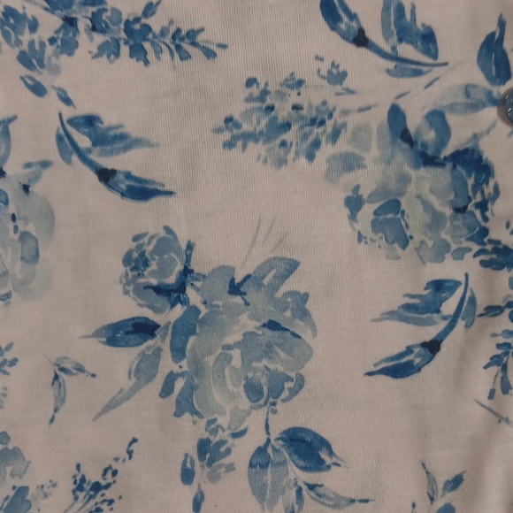 (2) Piece Short Coat Pajama Set w/Scrunchie - Picture 3 of 11